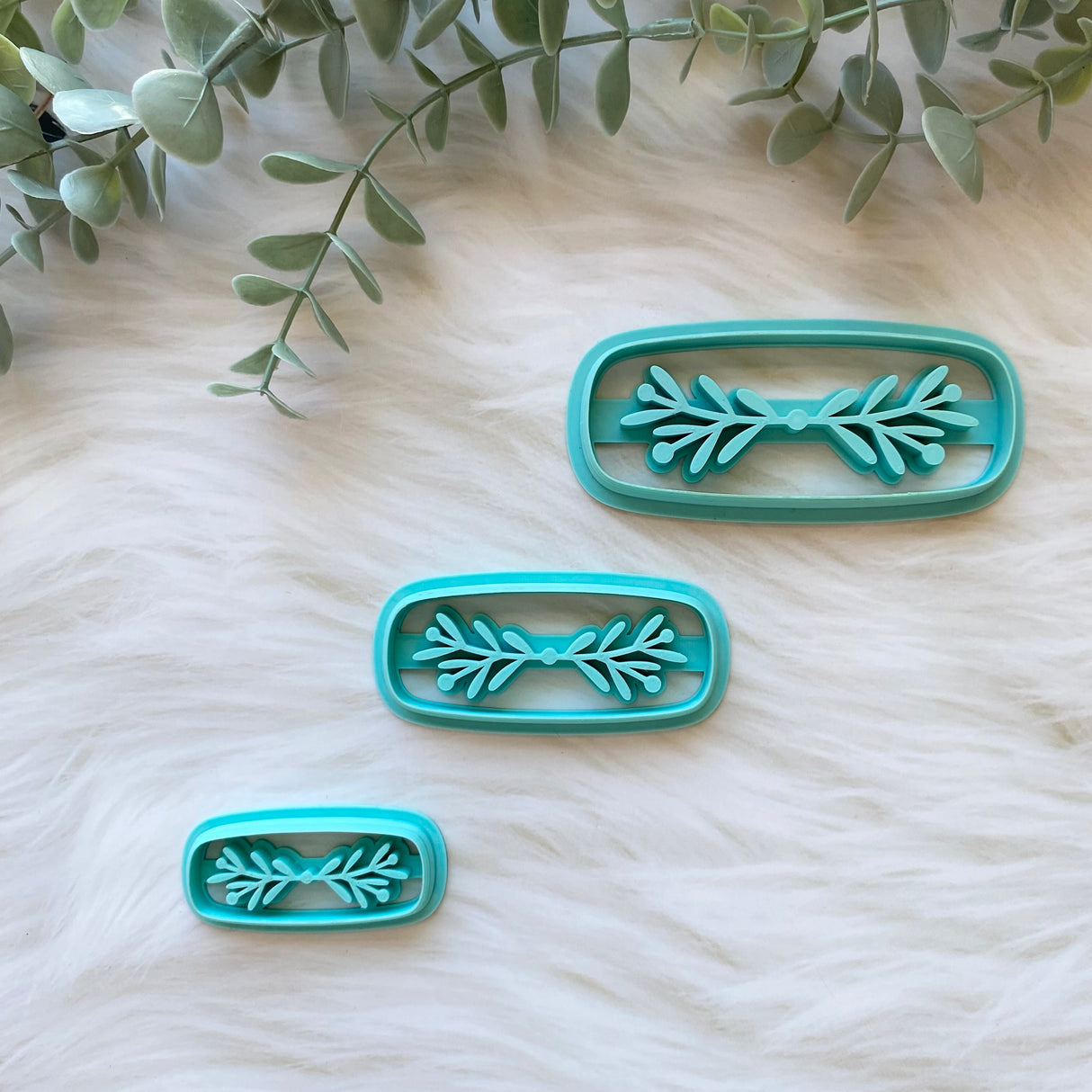 Folk Leaf Hair Clip Cutter