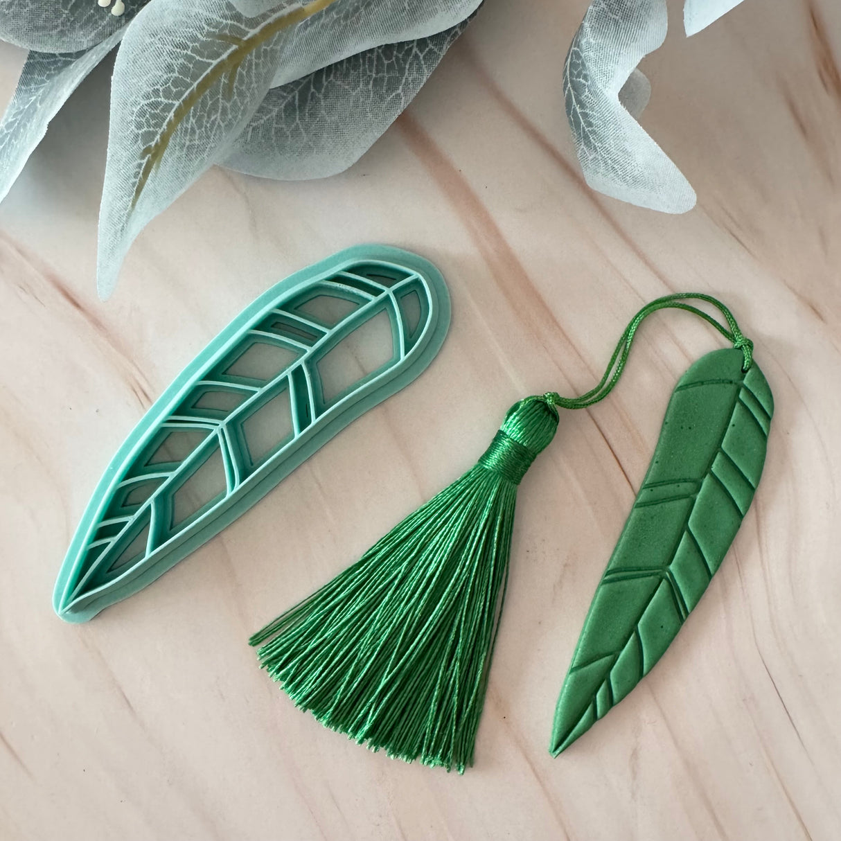 Gum Leaf Bookmark Cutter