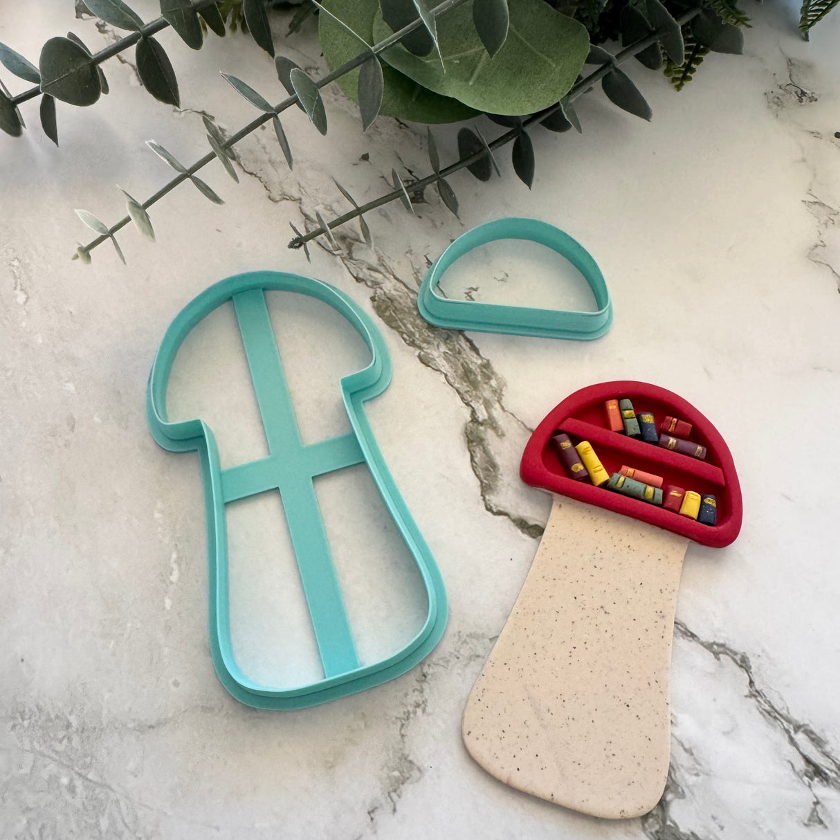Mushroom Shadow Box Bookmark Cutter Set
