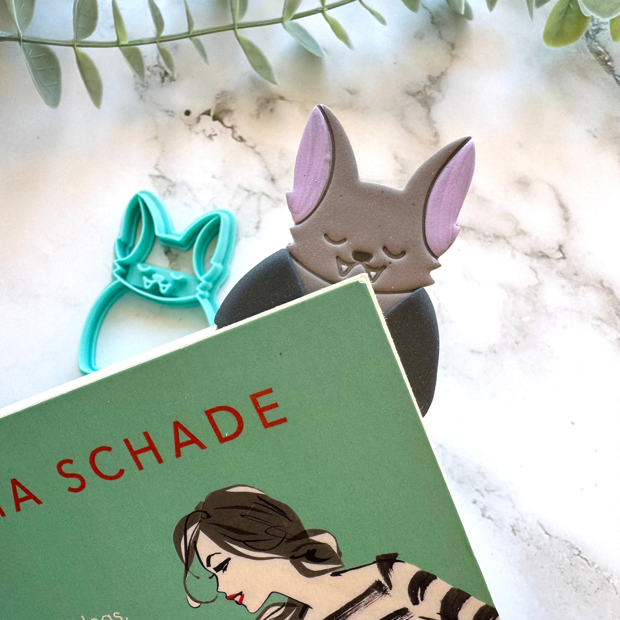 Bat Book Snuggle - Bookmark Cutter Set