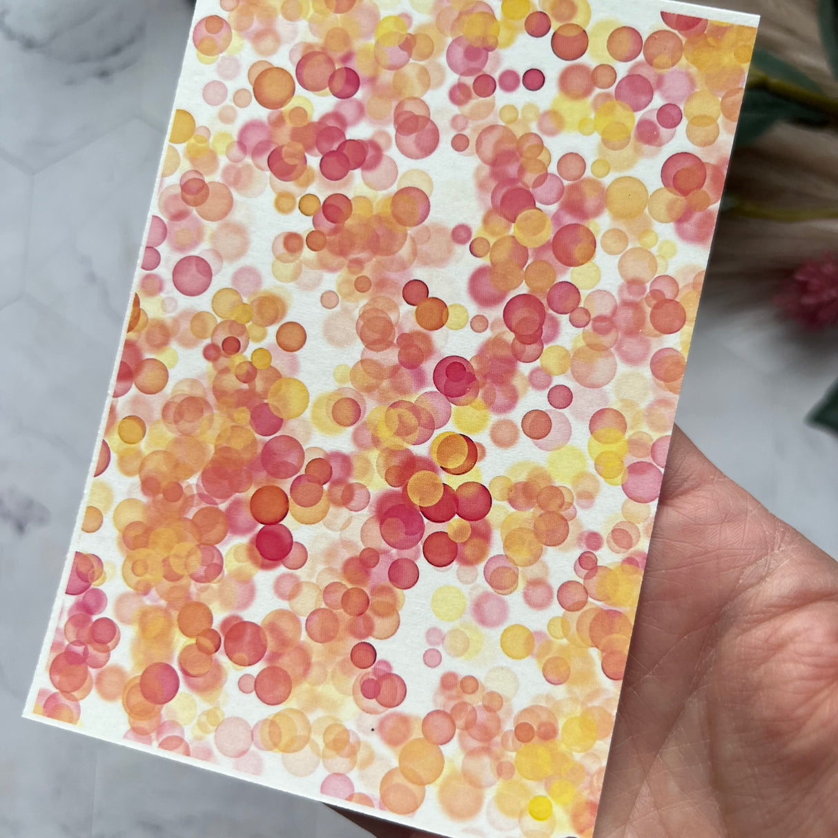 Watercolour Spots - Water Soluble Transfer