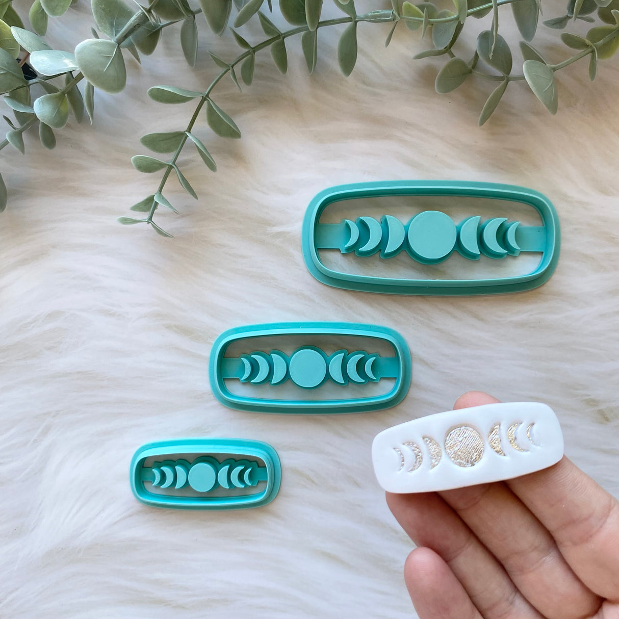 Moon Phase Hair Clip Cutter