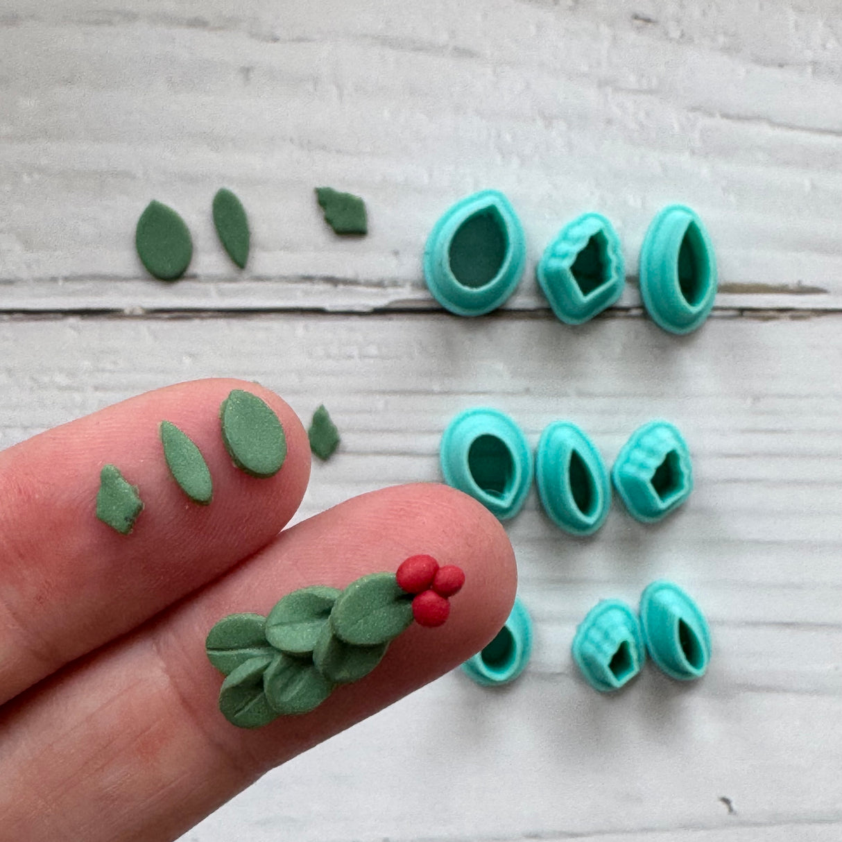 Christmas Leaf Micro Cutters - 3 Piece Set