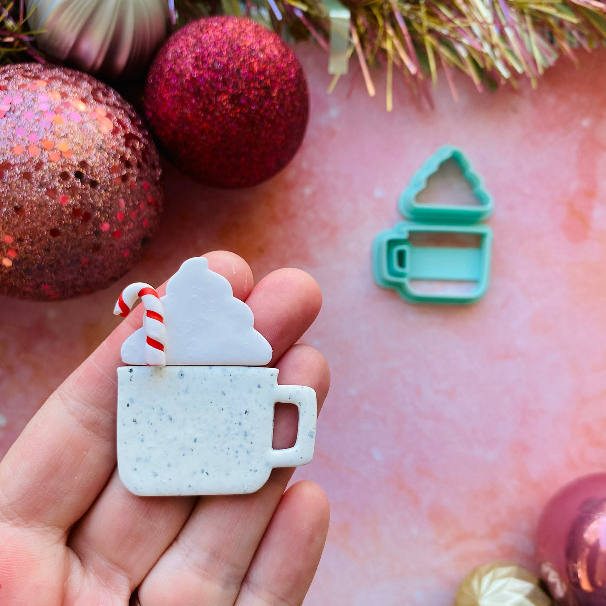 Cocoa with Whipped Cream Duo Cutter Set