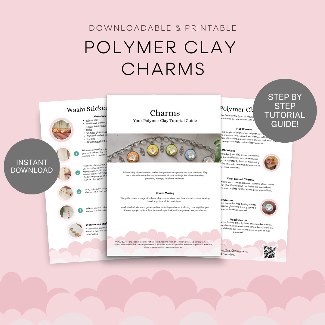 Polymer Clay Charms - Printable Tutorial
