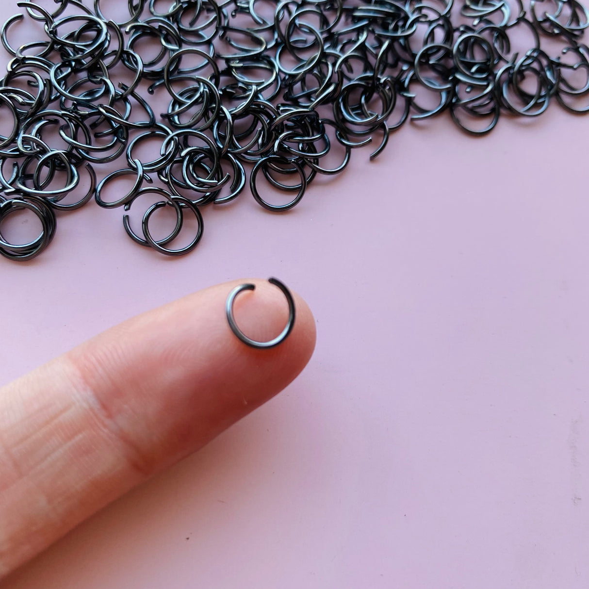 Jump Rings - Gunmetal Grey