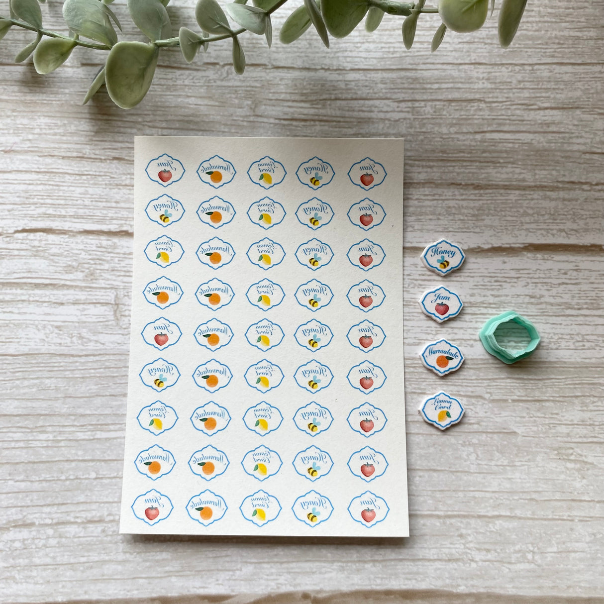 Jar Labels - Water Soluble Transfer