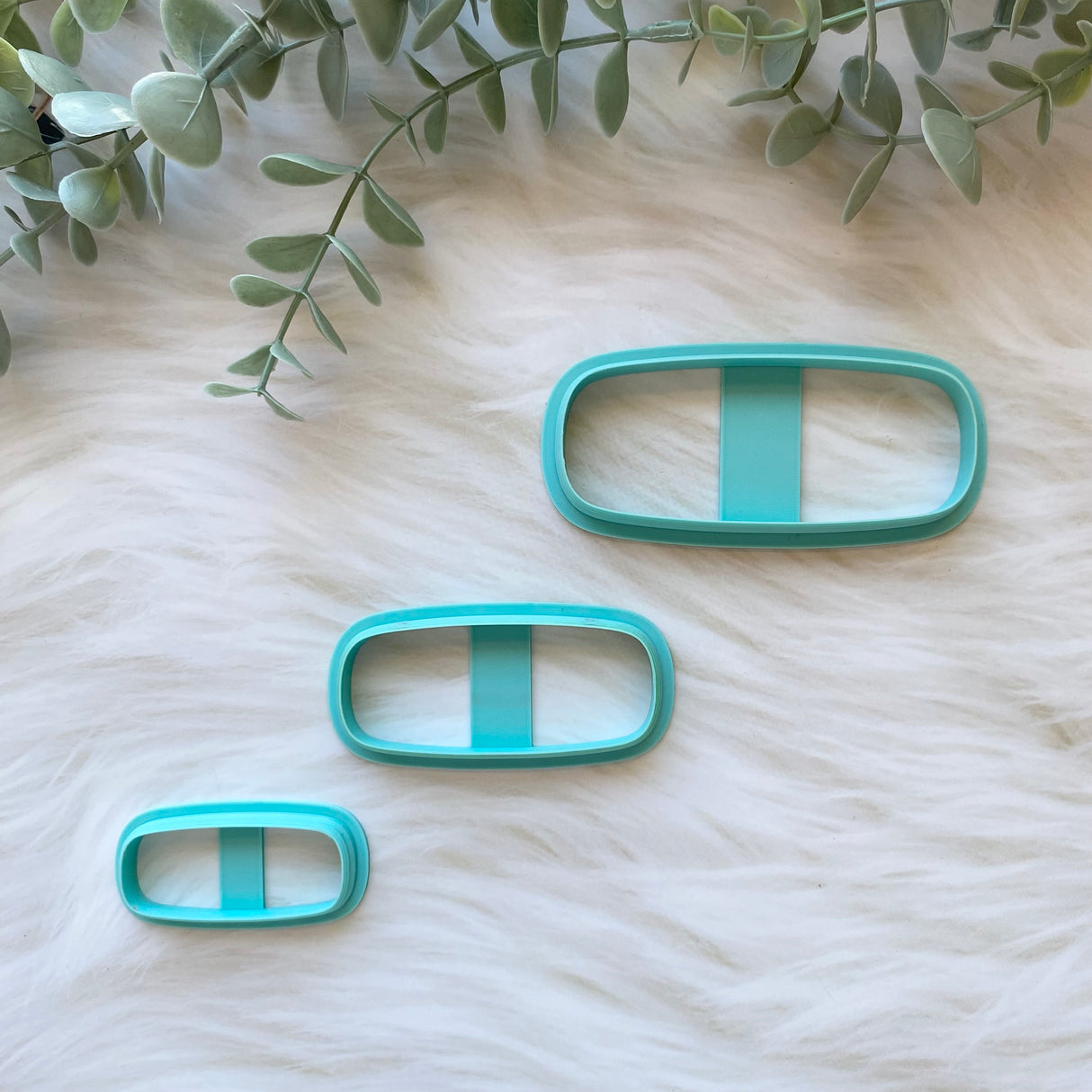 Rounded Rectangle Hair Clip Cutter