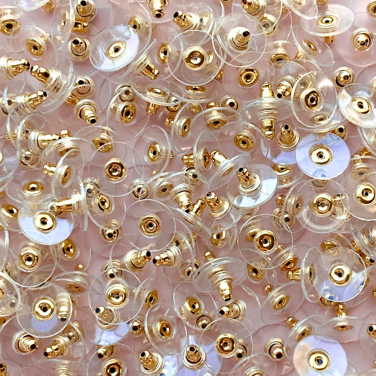 Comfort Backs - Gold Plated Stainless Steel