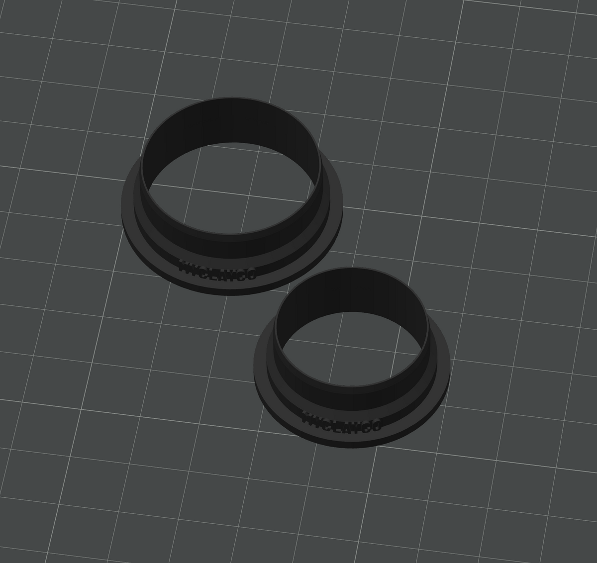 30mm Circle Shadow Box Cutter Set STL - digital download
