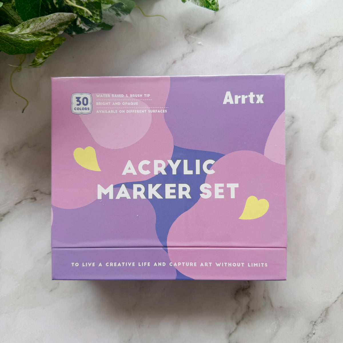 Arrtx Acrylic Paint Pens - 30 Colour Set Paint Markers