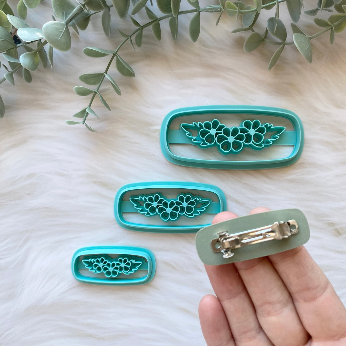 Flower Garland Hair Clip Cutter