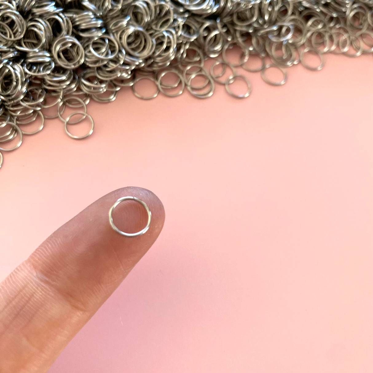 8mm Jump Rings - Surgical Stainless Steel - Essentials Range