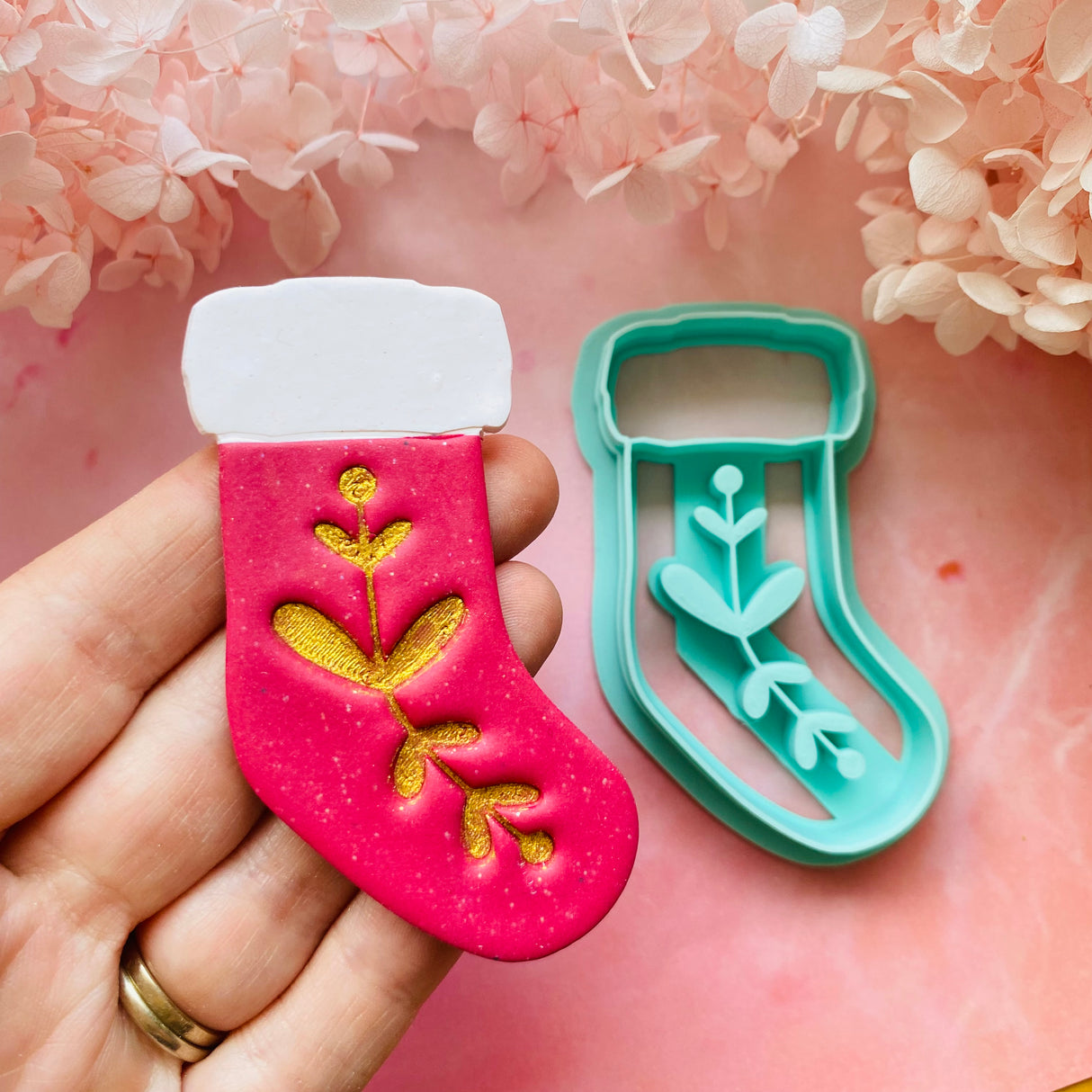 Folk Stocking Christmas Decoration Cutter