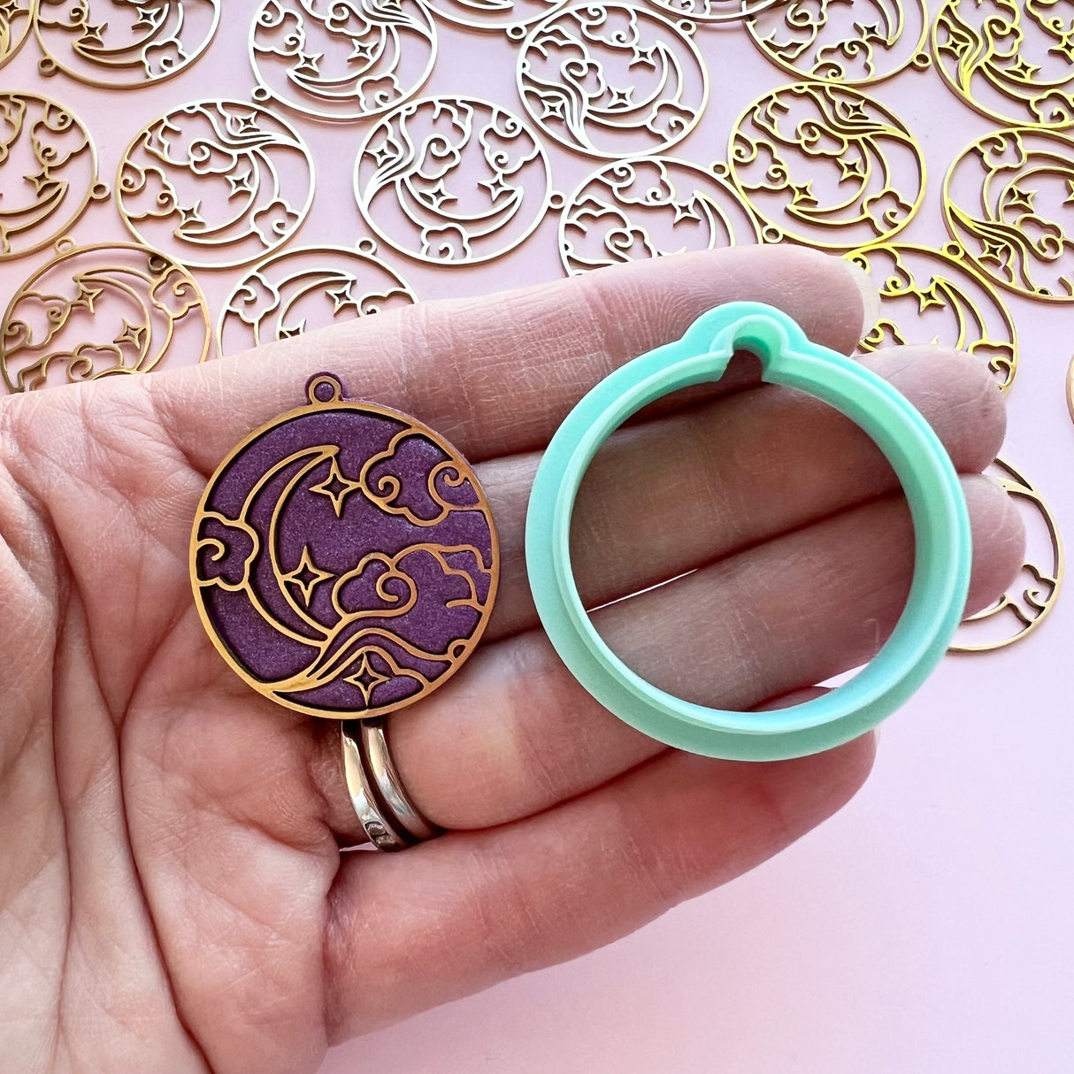 Starry Night Charms - Gold Plated Stainless Steel