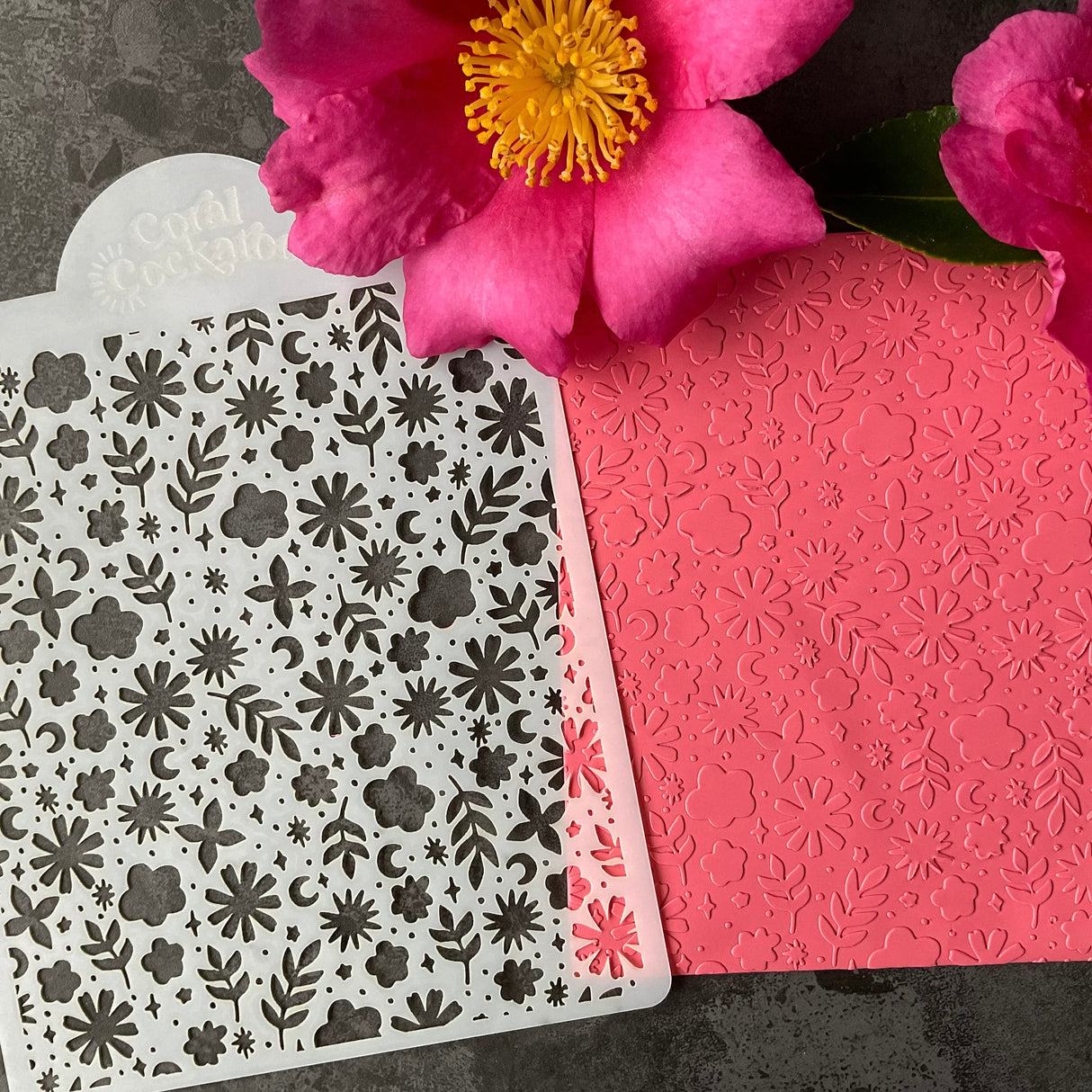 Celestial Blooms Stencil (ST031)