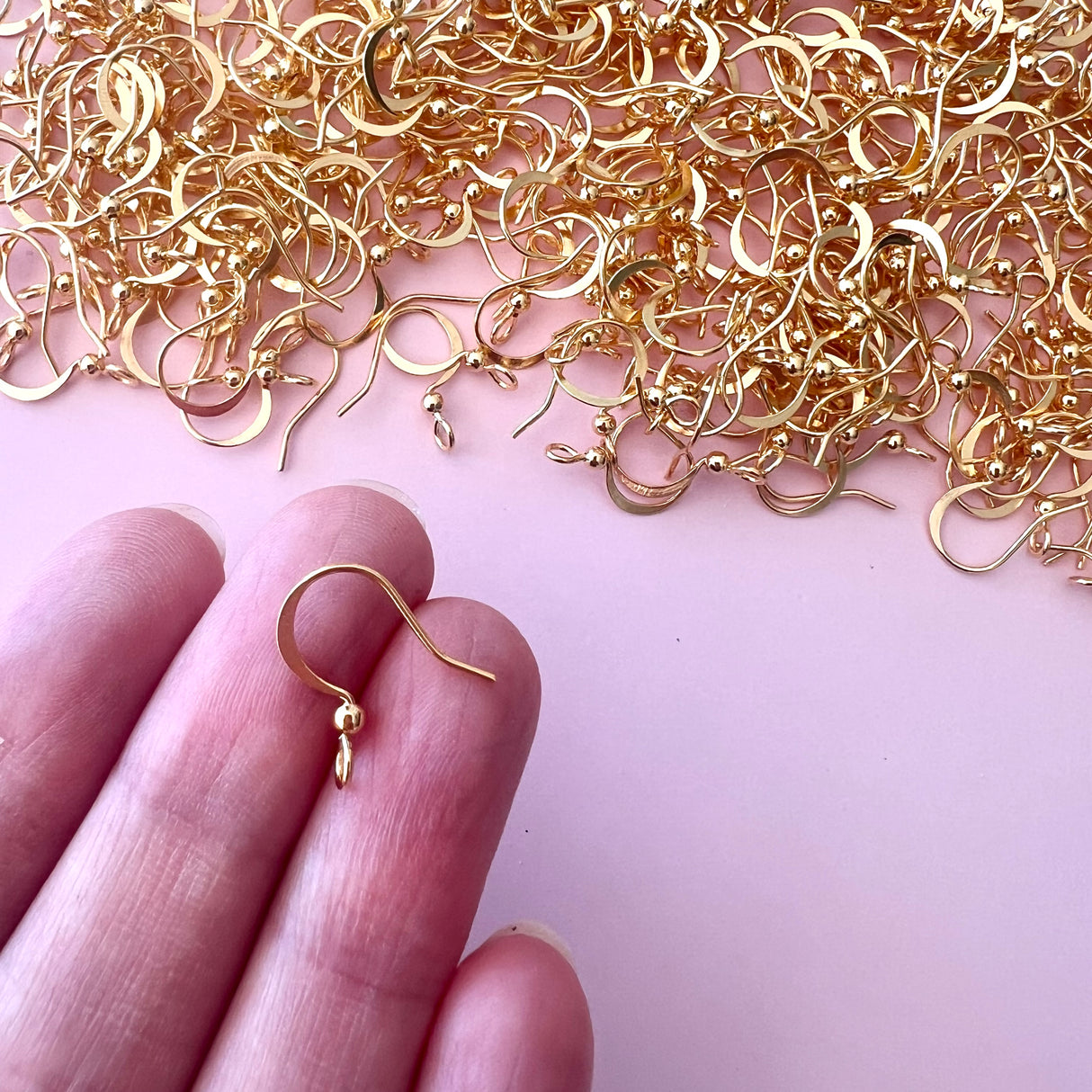 Boho Hooks - Gold Plated Stainless Steel - Vertical Loop