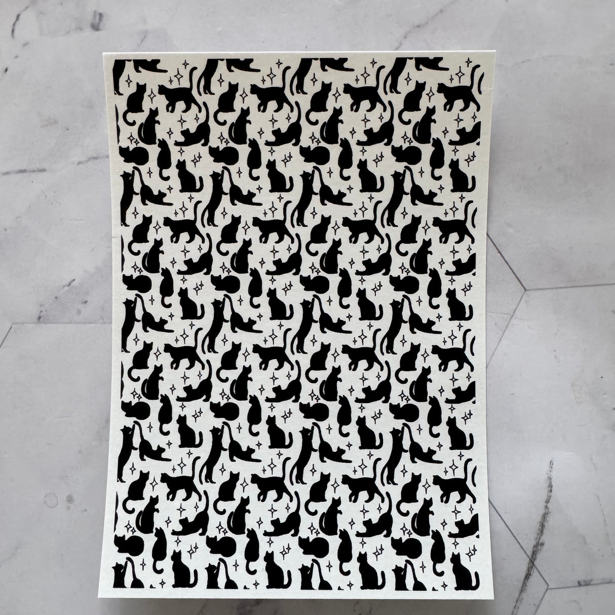 Celestial Kitties - Water Soluble Transfer