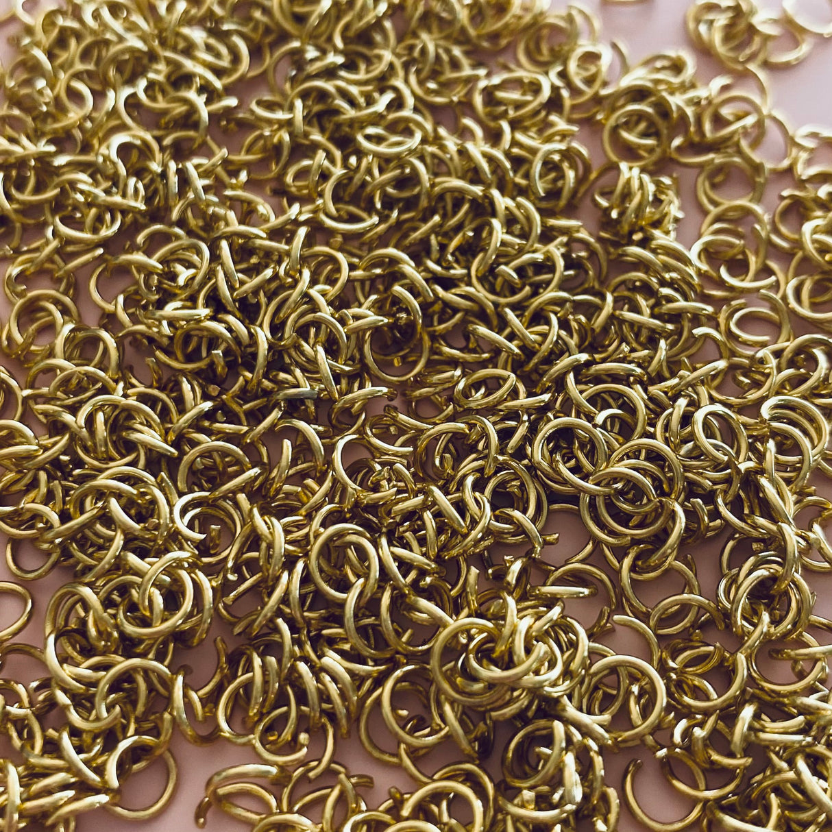 5mm Jump Rings - Gold Plated - Surgical Stainless Steel