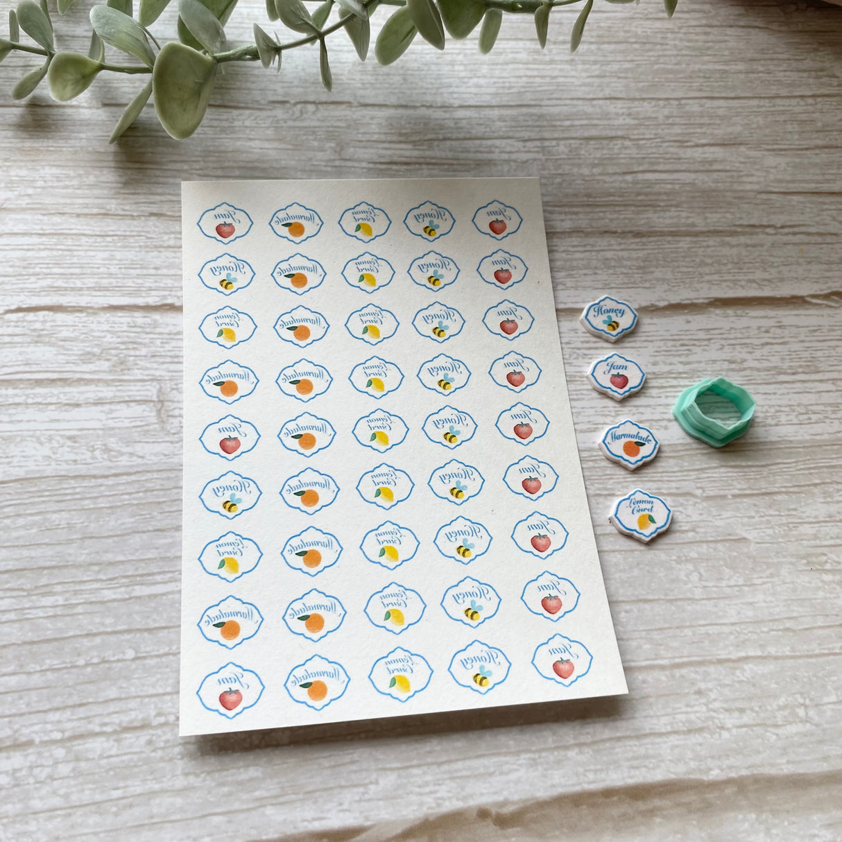 Jar Labels - Water Soluble Transfer