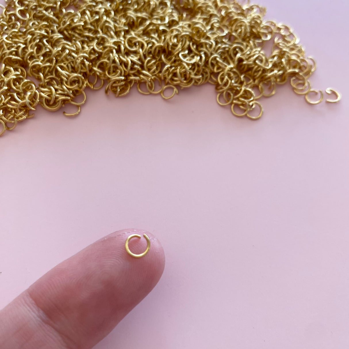 5mm Jump Rings - Gold Plated - Surgical Stainless Steel