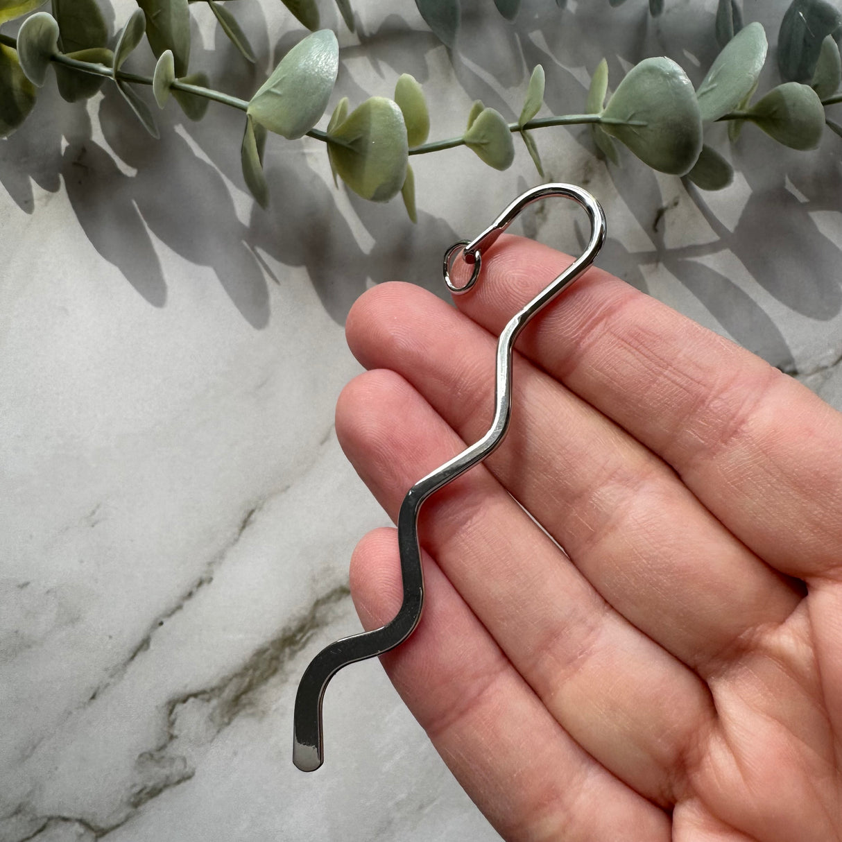 Wavy Bookmark Hook - Steel - 5 pack