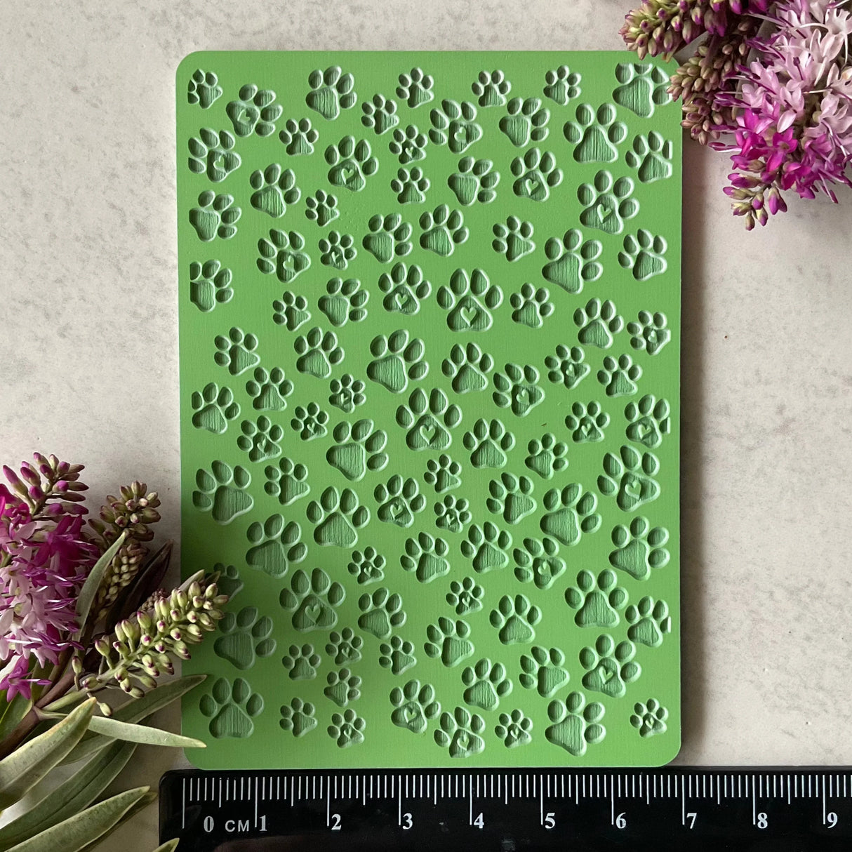 Paw Prints of Love - Texture Mat