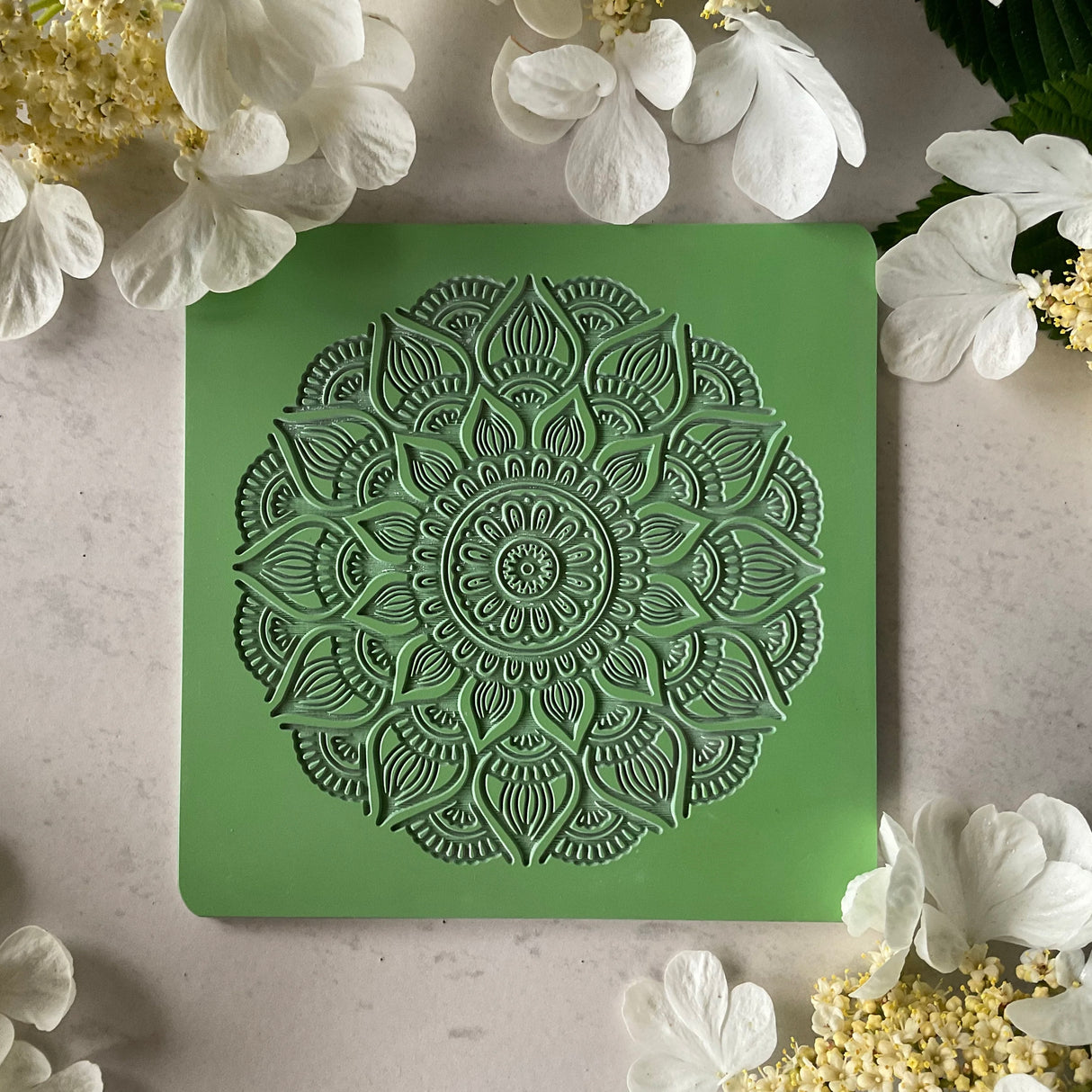 Mandala Trinket Dish - Texture Mat
