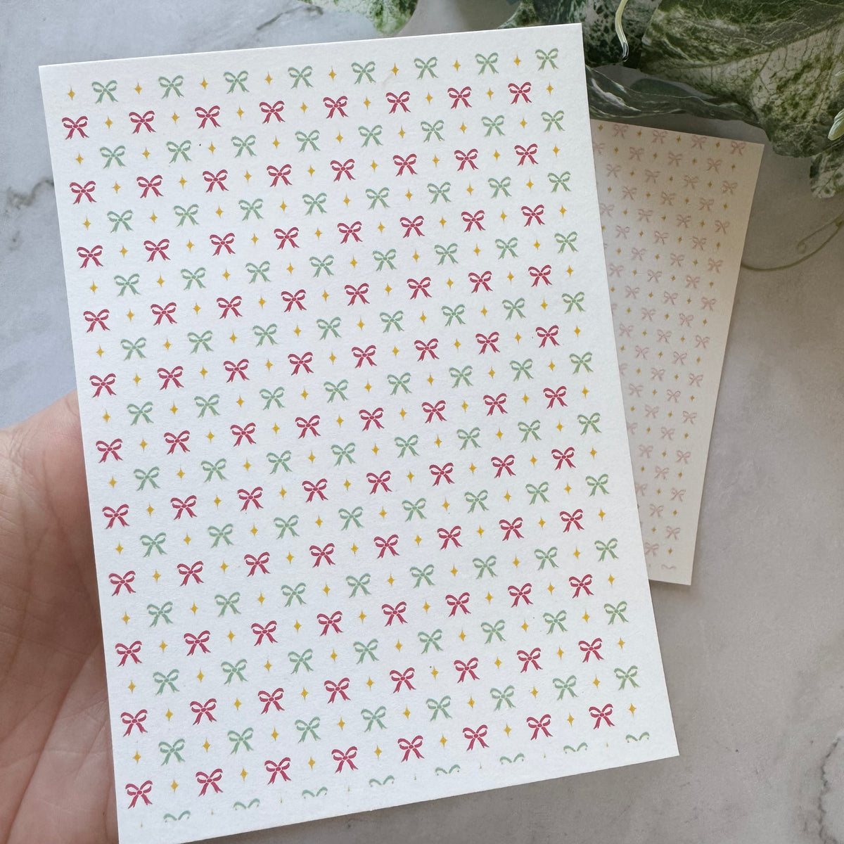 Ribbon Bows - Water Soluble Transfer