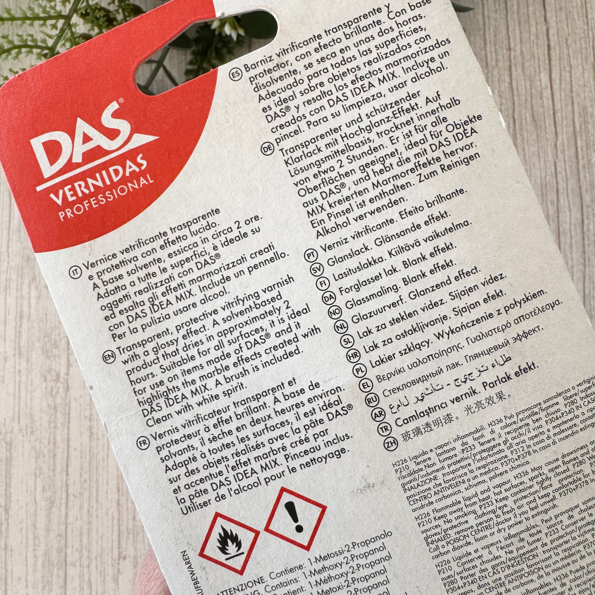 DAS Varnish & Brush Set - Glossy 75ml