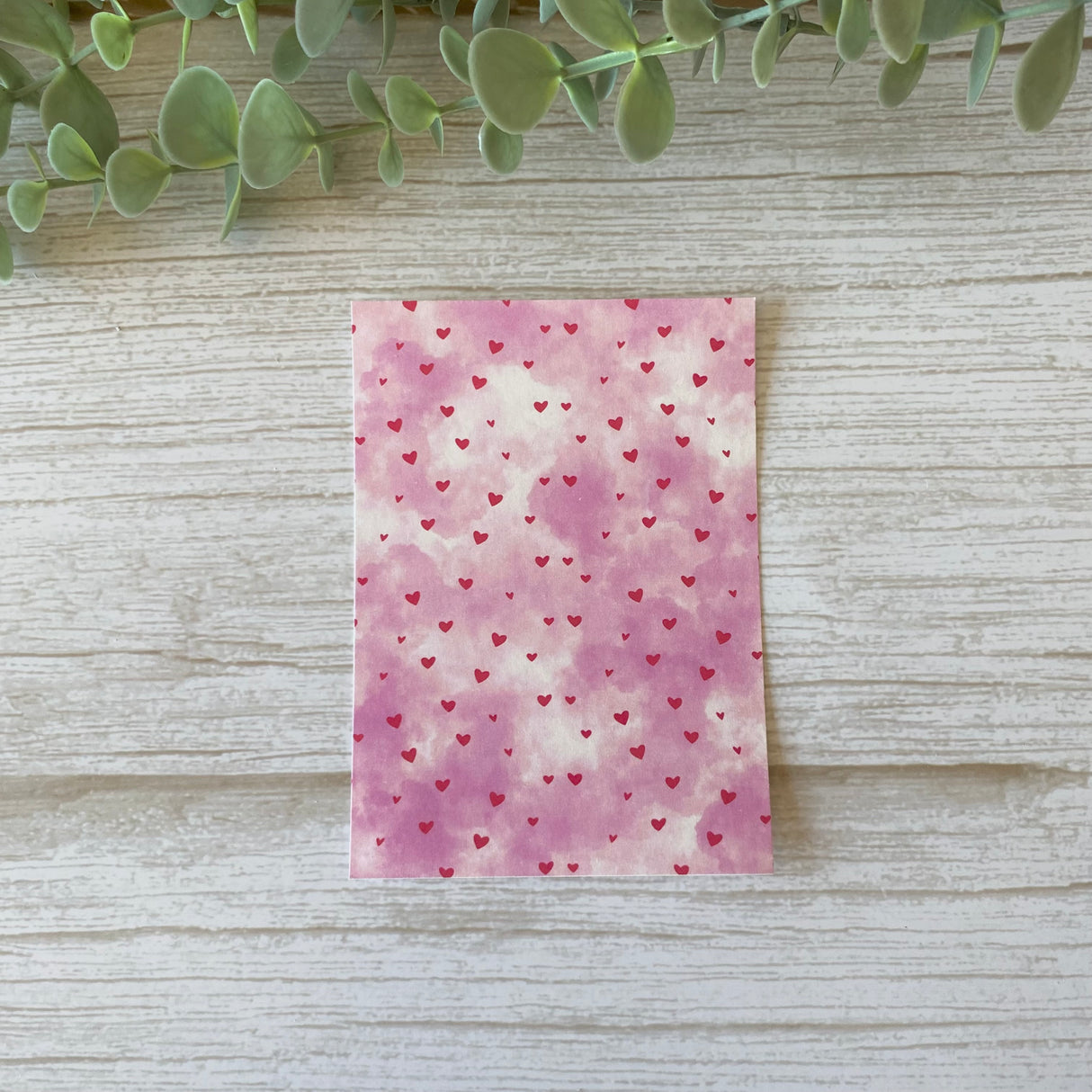 Dreamy Hearts in Magenta - Water Soluble Transfer