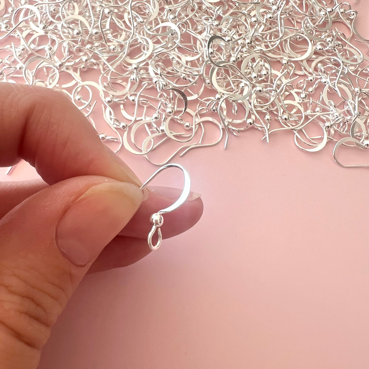Boho Hooks - Silver Plated Stainless Steel - Vertical Loop