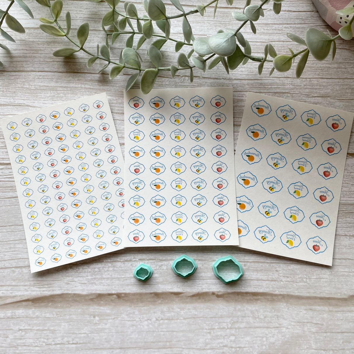 Jar Labels - Water Soluble Transfer