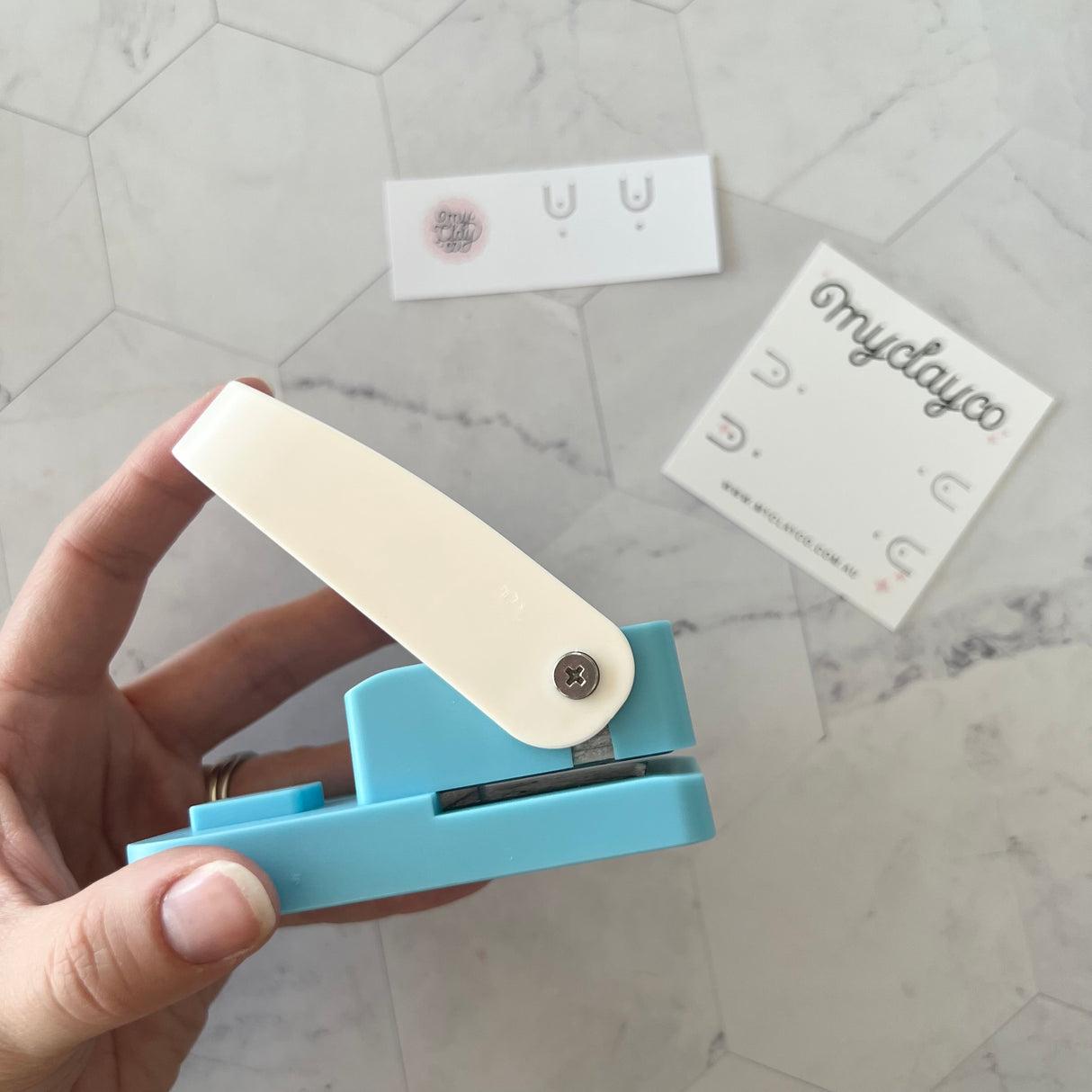 Earring Card Hole Punch - Vertical