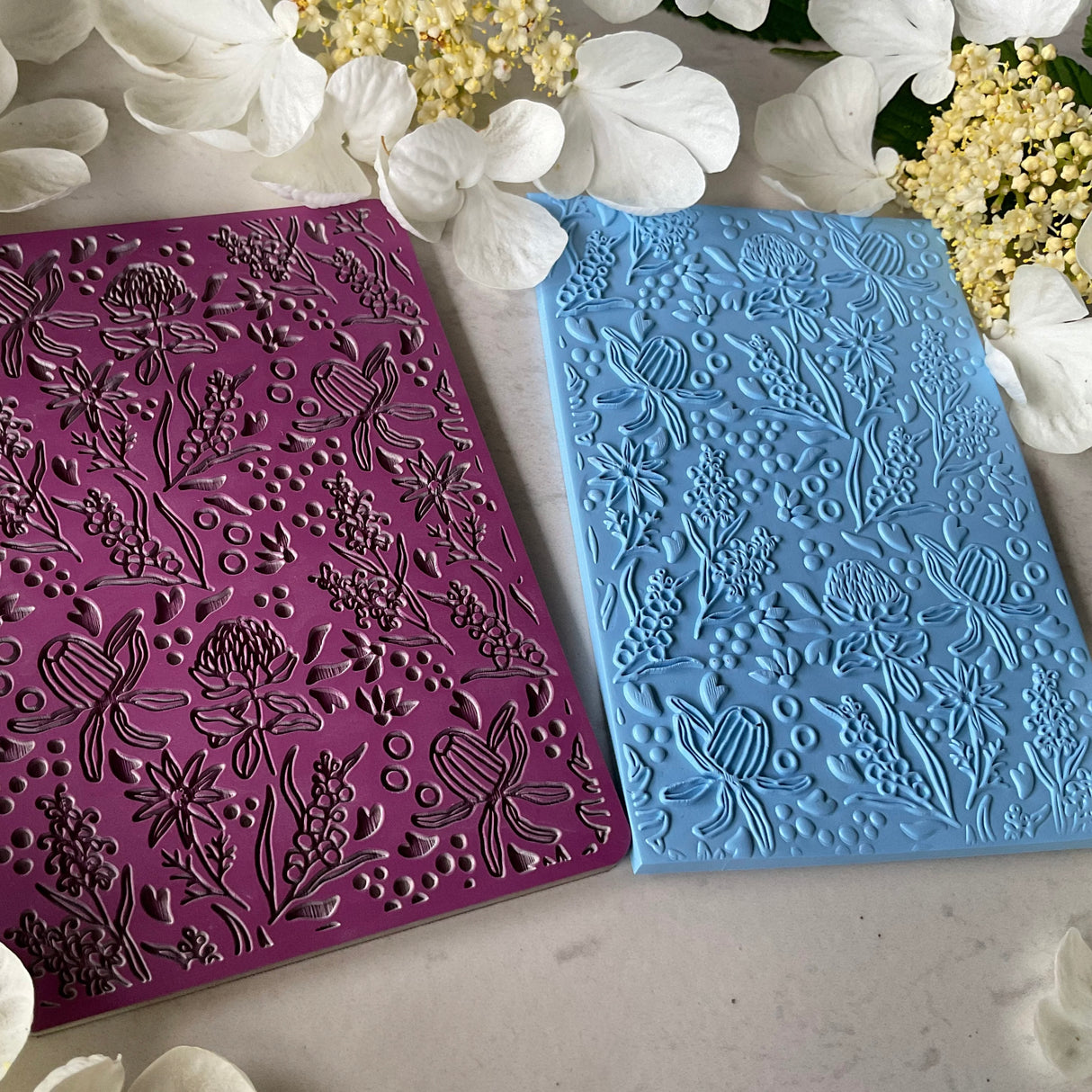 Australian Flowers (Waratah, Banksia, Wattle) - Texture Mat