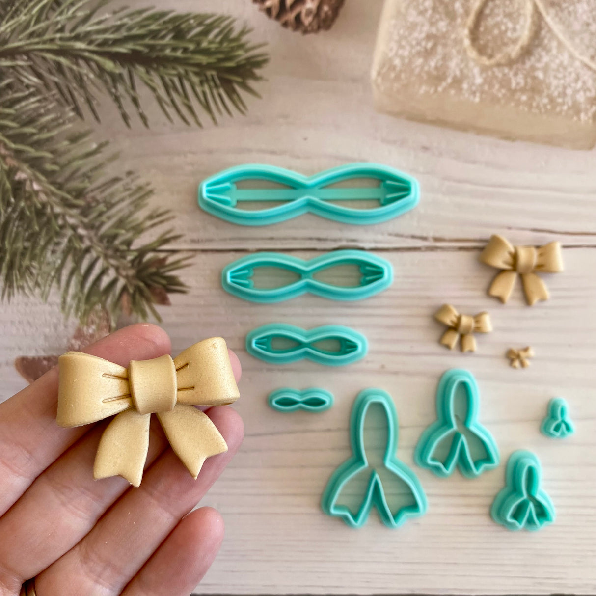 3D Dimpled Cute Bow Cutter