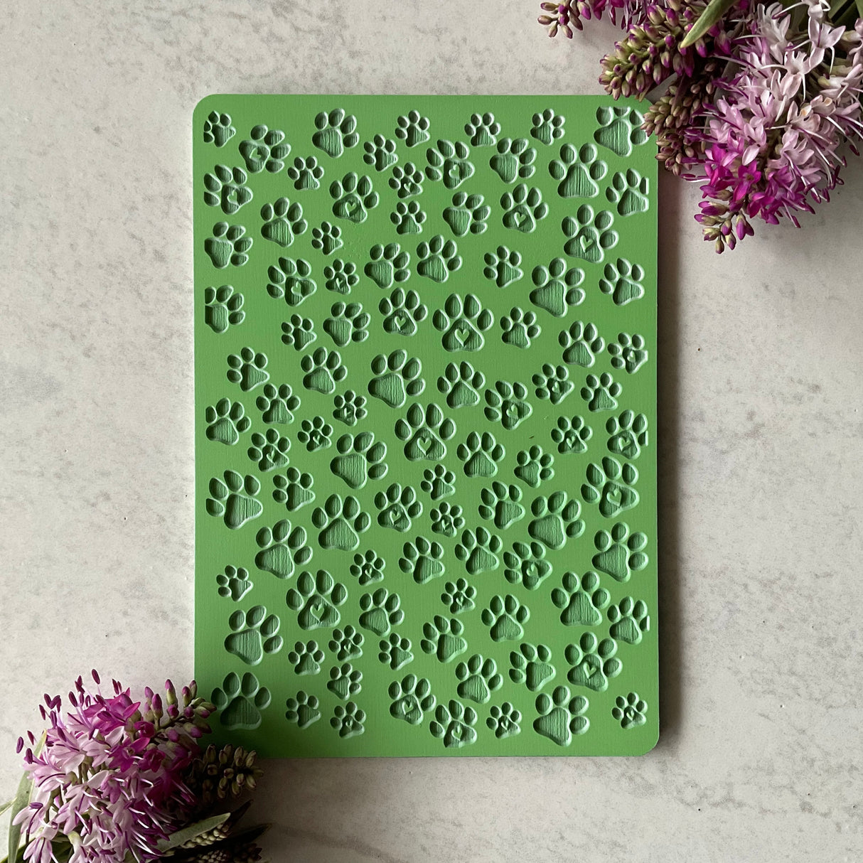 Paw Prints of Love - Texture Mat