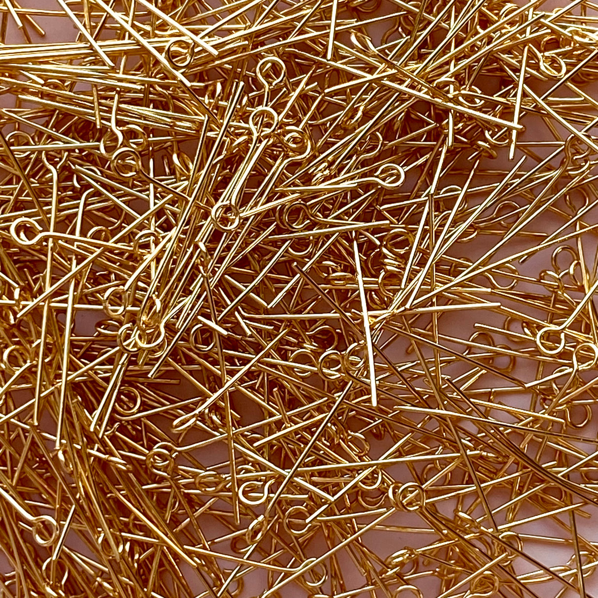 Eye Pins - Gold Plated Stainless Steel