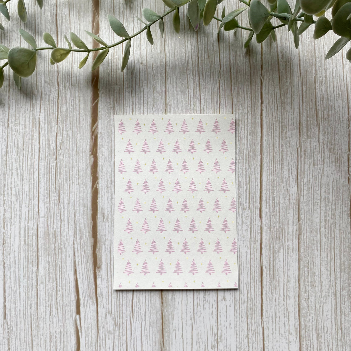Christmas Tree in Pink - Water Soluble Transfer