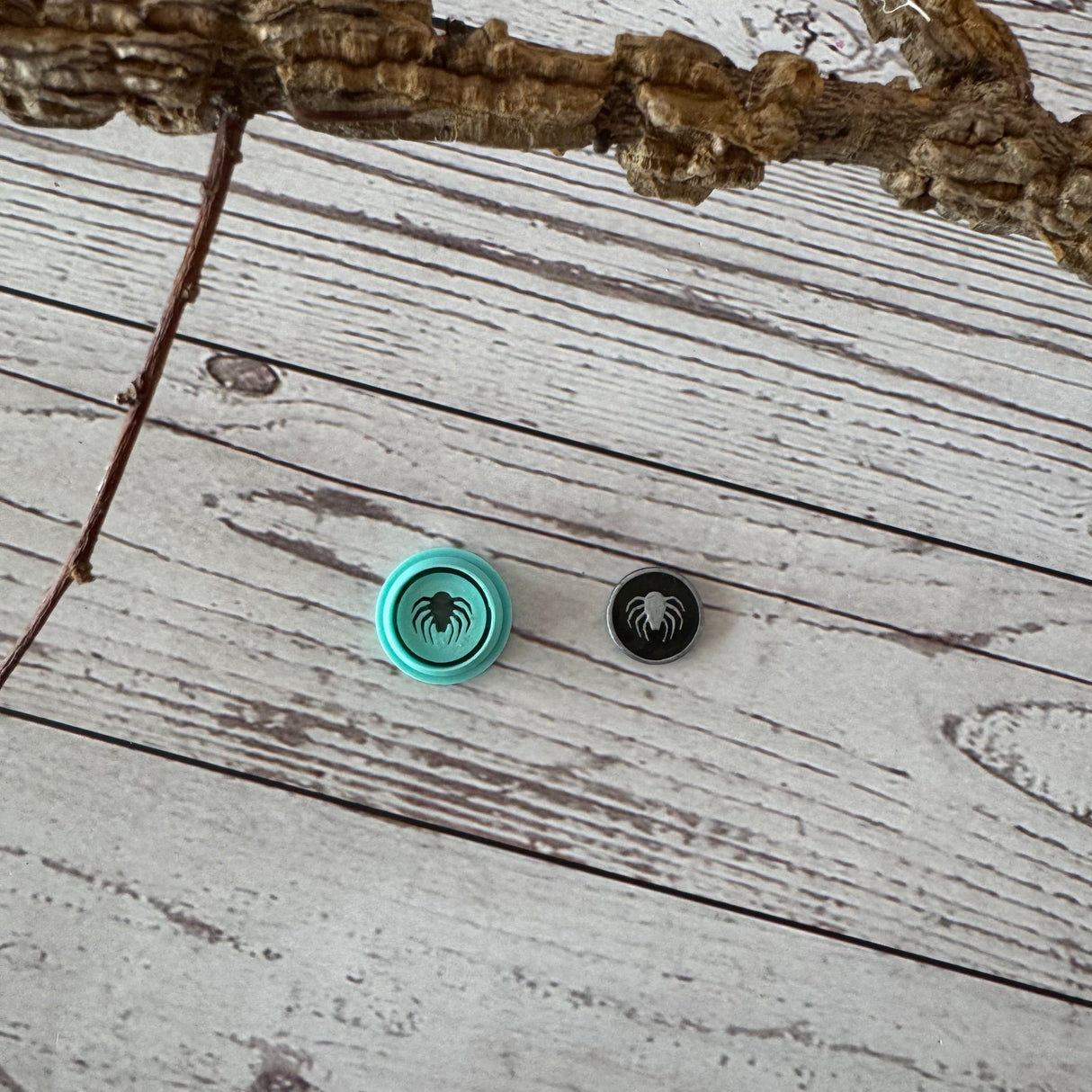 Spider Faux Enamel Charm Cutter