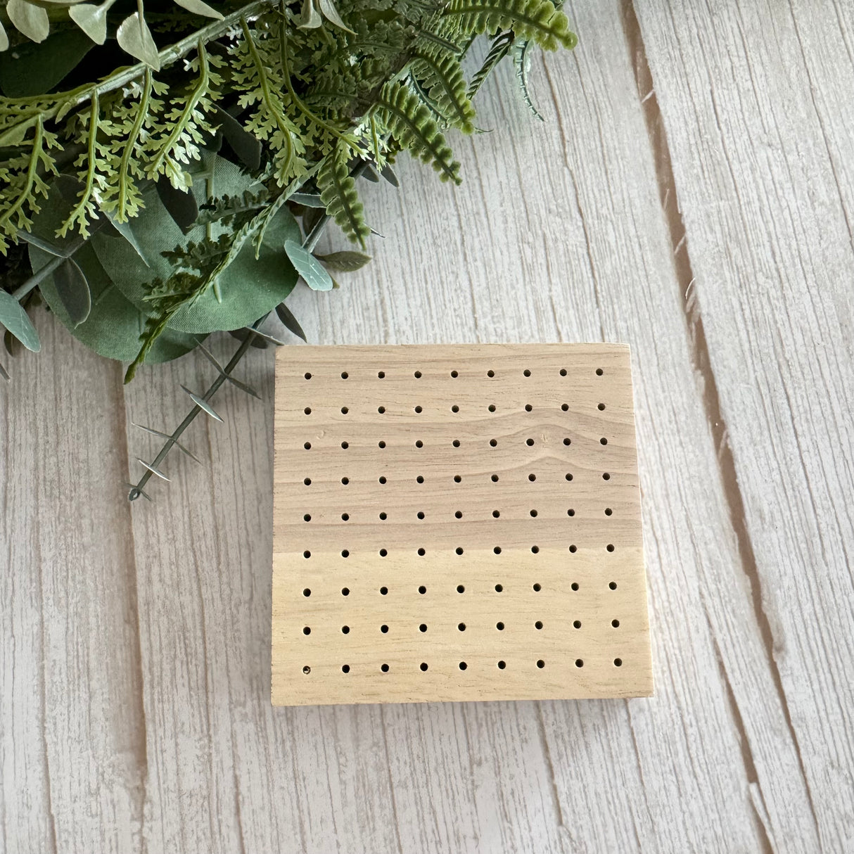 Embedded Clay Block - Wood