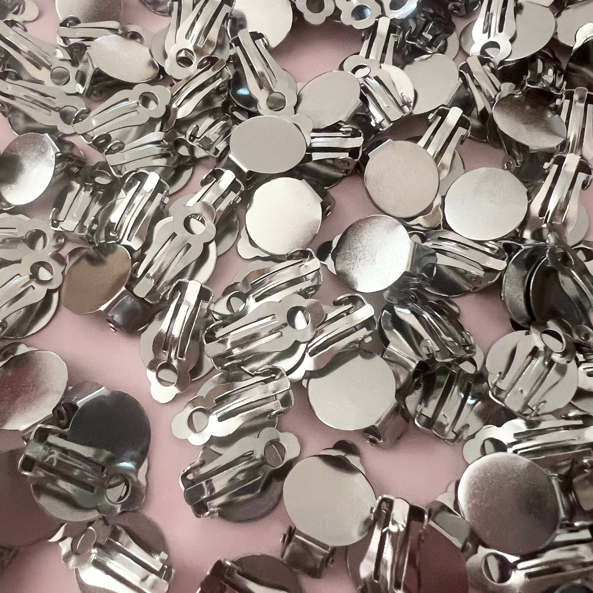 12mm Clip-On Earrings - 304 Stainless Steel