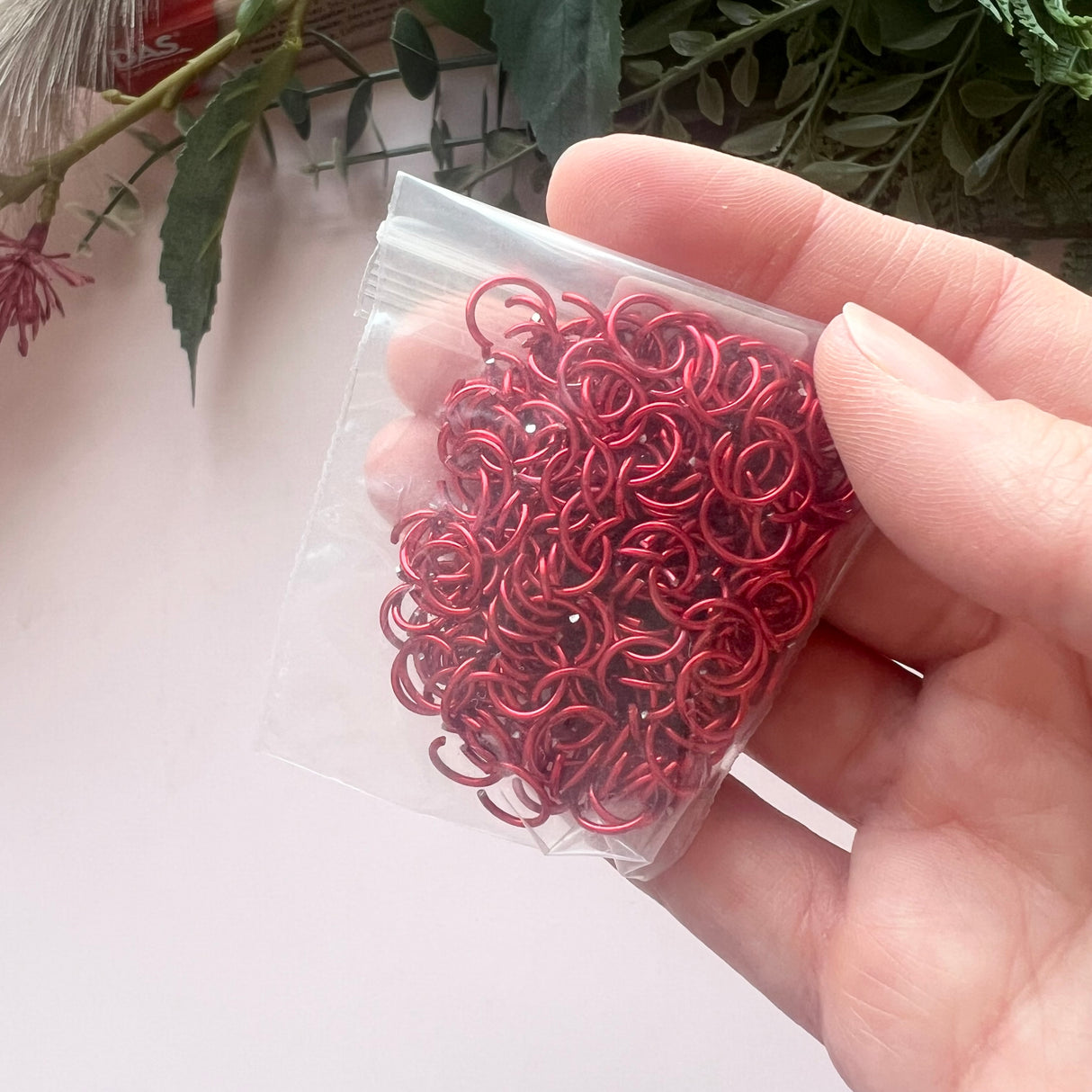 Secret Stash Item - Coloured Jump Rings