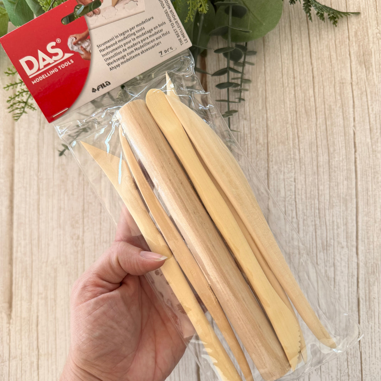 DAS Wooden Modelling Tool set - 7 pieces