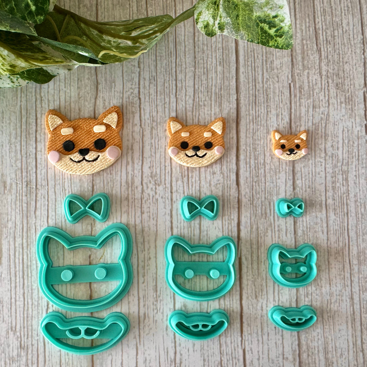 Shiba Dog Stacks Cutter Set