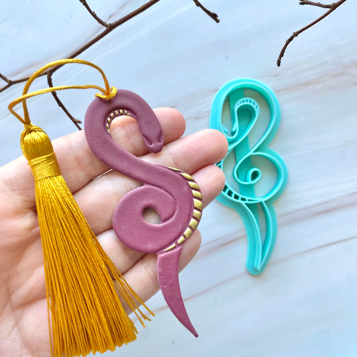 Enchanted Snake Bookmark Cutter
