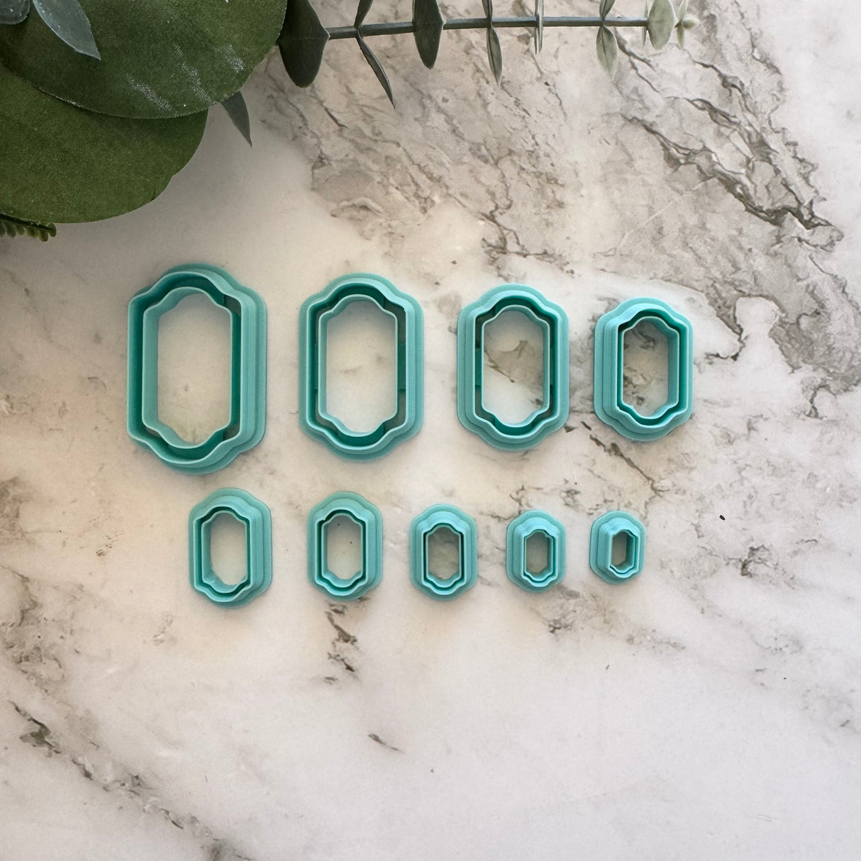 Scalloped Corner Rectangle Inset Cutter