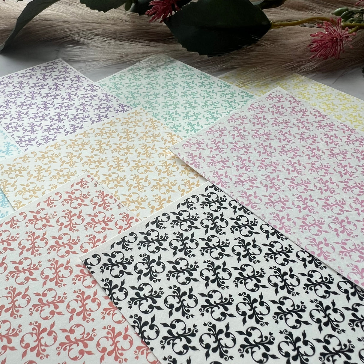 Victorian Fleur - Water Soluble Transfer