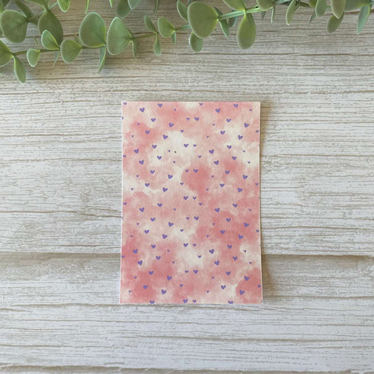 Dreamy Hearts in Fairy Floss Pink - Water Soluble Transfer