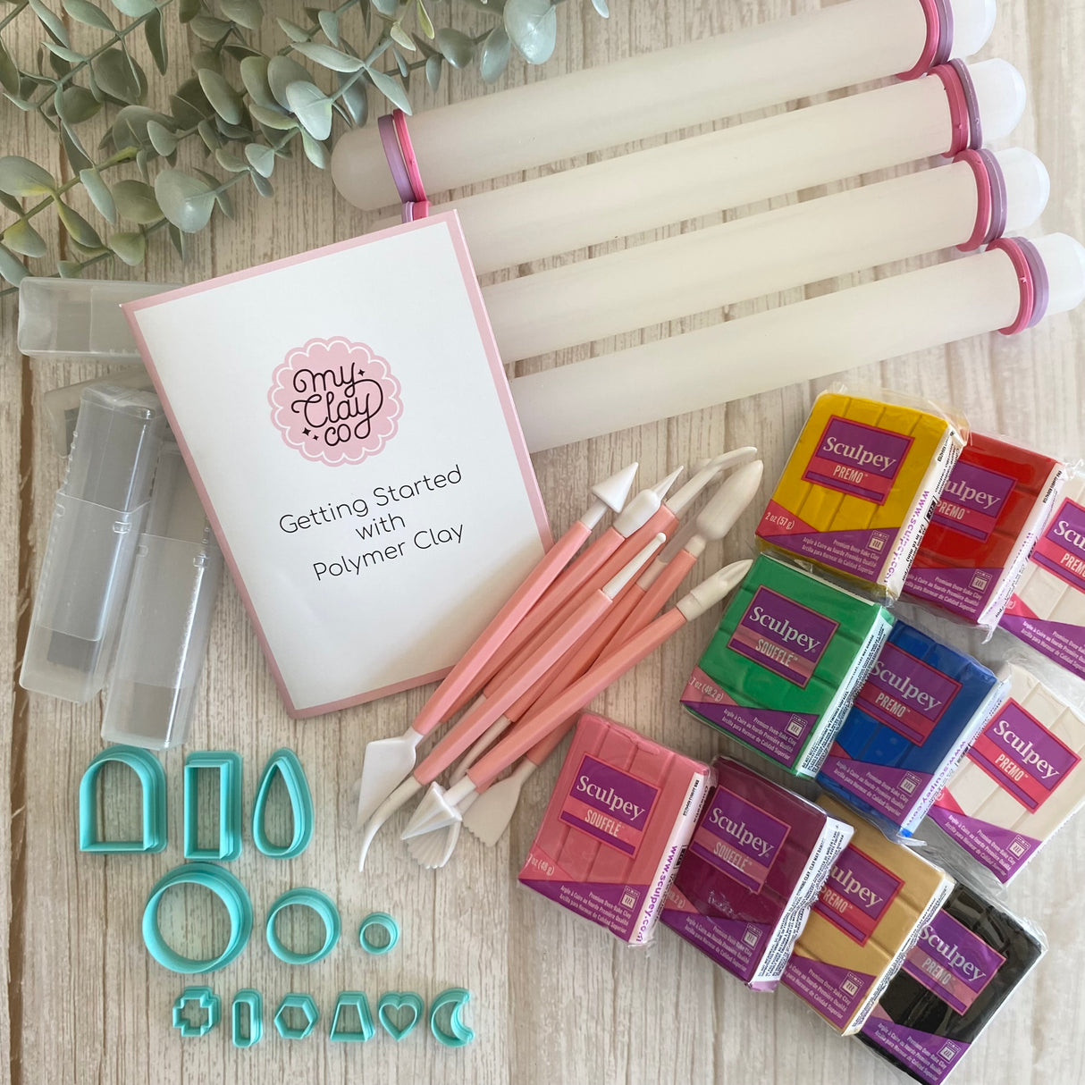 Polymer Clay DIY Workshop Starter Pack - 4 guests